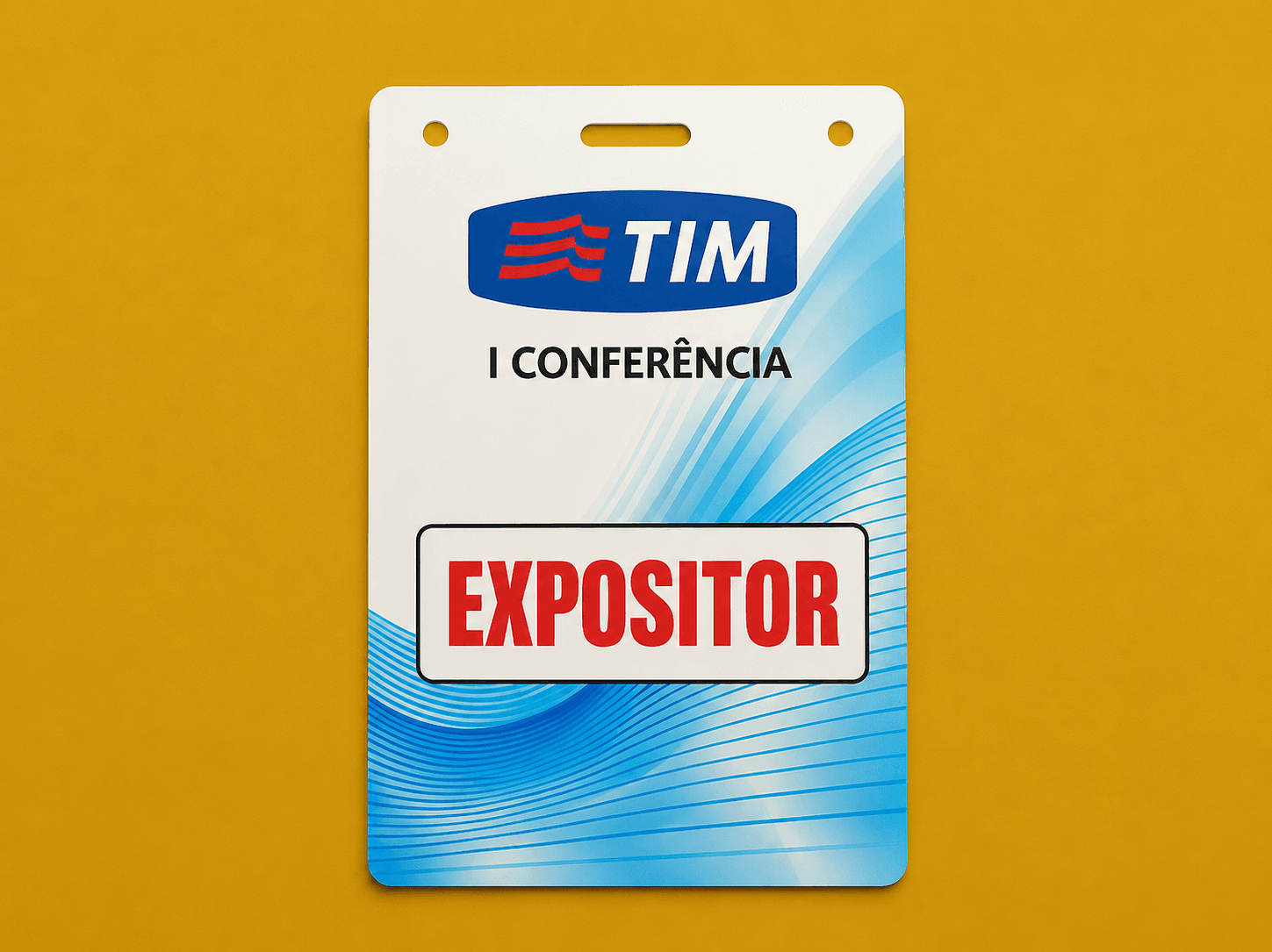 Credencial de Evento em PVC 1 Face
