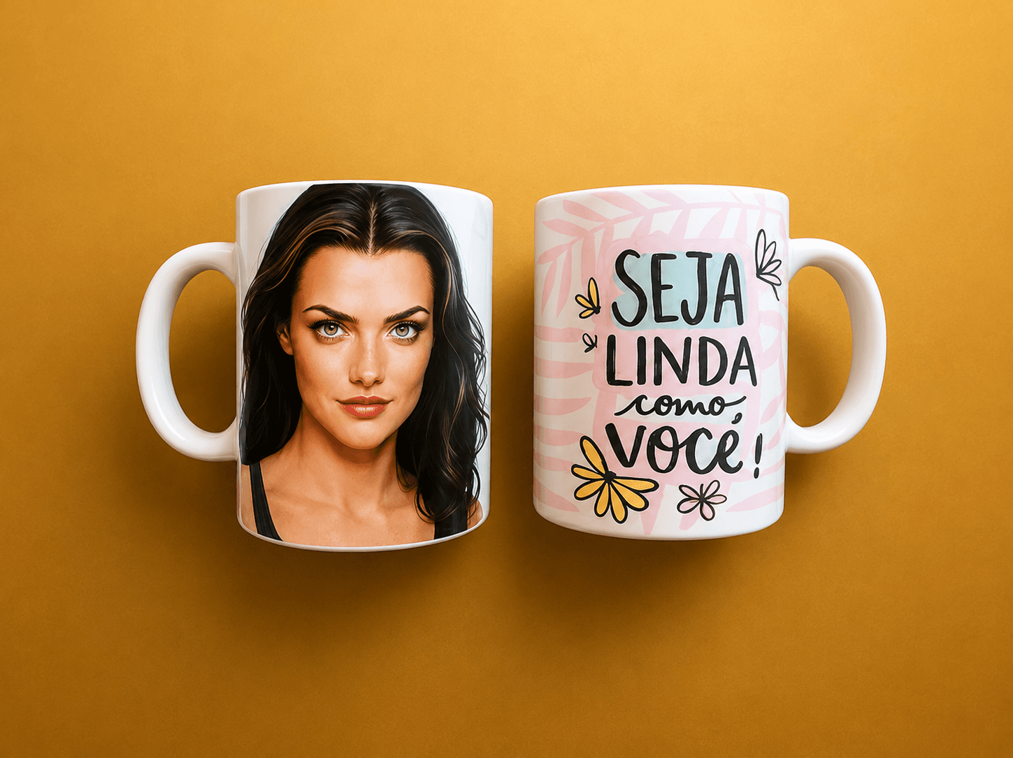 Caneca em Cerâmica Branca